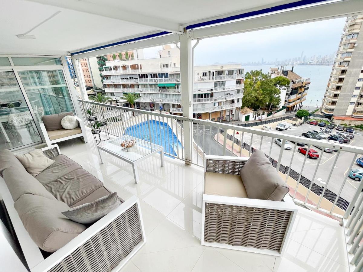 Halcon Deluxe 3-A Lejlighed Benidorm Eksteriør billede
