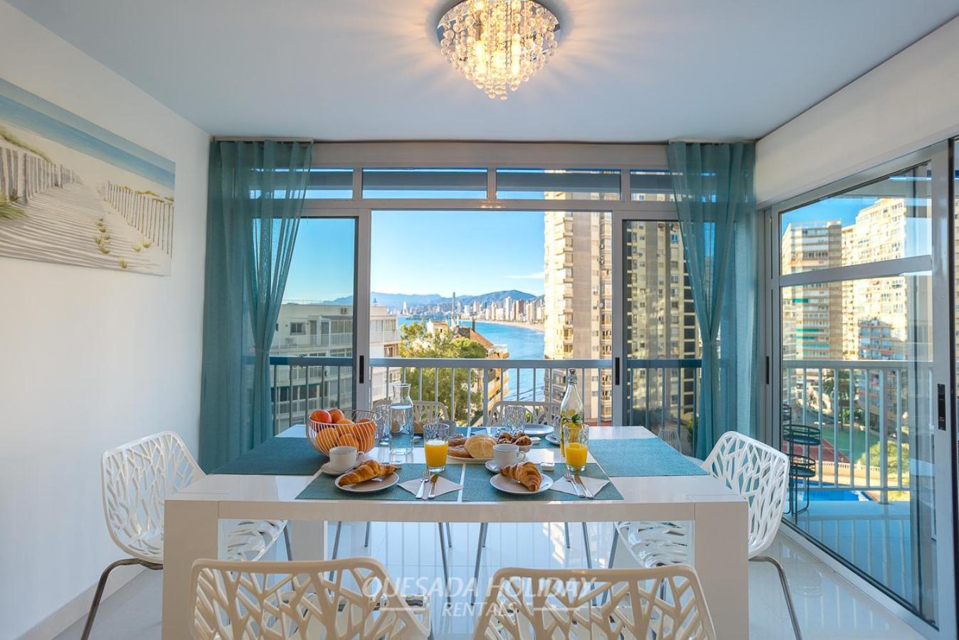 Halcon Deluxe 3-A Lejlighed Benidorm Eksteriør billede